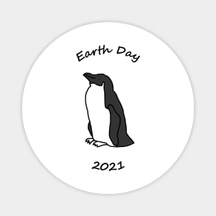 Earth Day 2021 Penguin Magnet